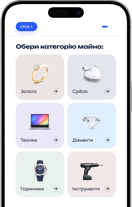 Крок 01: Вибір предмета